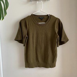 Banana Republic Factory Flutter Sleeve Short Sleeve Sweater